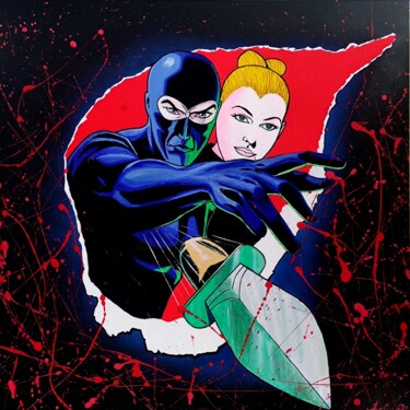 Diabolik e Eva Pintura intitulada "Diabolik e Eva" por Achille Chiarello, Obras de arte originais, Acrílico