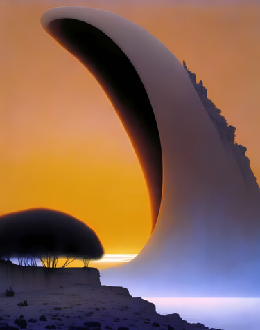 "Der Himmel floss be…" başlıklı Dijital Sanat Harald Kosinsky tarafından, Orijinal sanat, 2D Dijital Çalışma