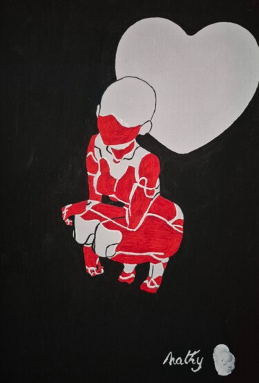 "OBSERVATION" başlıklı Tablo Nathy tarafından, Orijinal sanat, Akrilik Ahşap Sedye çerçevesi üzerine monte edilmiş