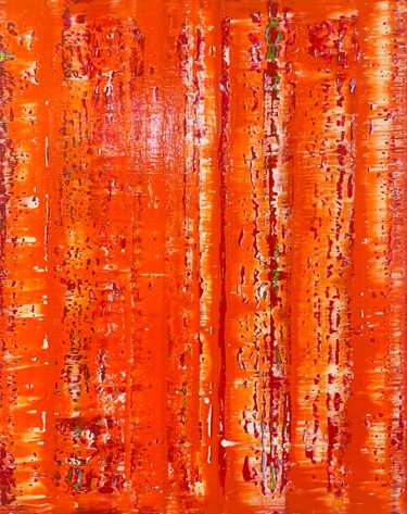 绘画 标题为“Source of Energy” 由Bettina Axel, 原创艺术品, 丙烯 安装在木质担架架上