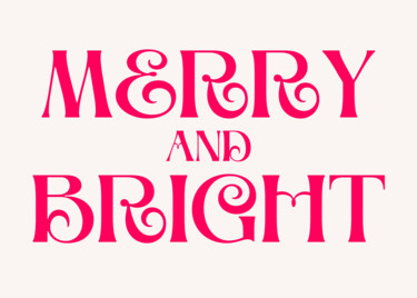 数字艺术 标题为“Merry & Bright Holi…” 由春宇 关, 原创艺术品, AI生成的图像 安装在纸板上