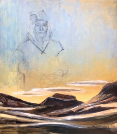 "ANCESTRAL" başlıklı Tablo Ana Candioti tarafından, Orijinal sanat, Akrilik