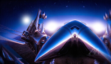 Digital Arts titled "Planet 754" by Dejan Vucelic, Original Artwork, AI generated image