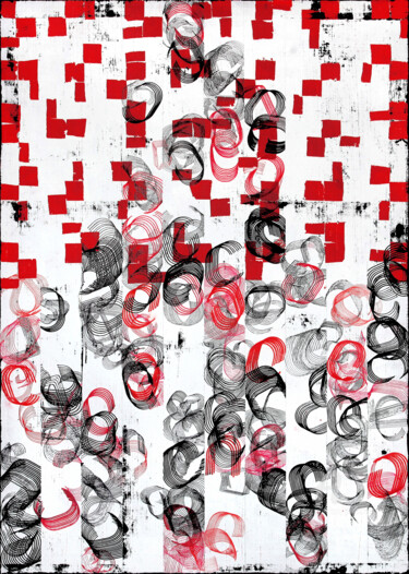 Hidden Depths 3. Painting titled "Hidden Depths 3." by Petr Strnad, Original Artwork, Acrylic