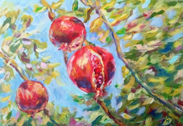 Taste of Summer 绘画 标题为“Taste of Summer” 由Dilyara Moldabekova, 原创艺术品, 丙烯 安装在木质担架架上