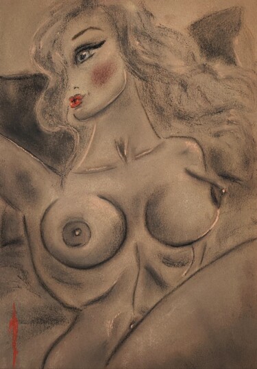 图画 标题为“Hot evening” 由Olesya Nikolaeva, 原创艺术品, 粉彩