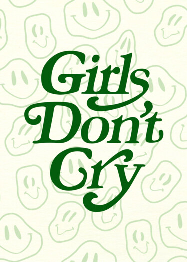 Цифровое искусство под названием "Girls Don't Cry - B…" - 春宇 关, Подлинное произведение искусства, Изображение, сгенерированн…