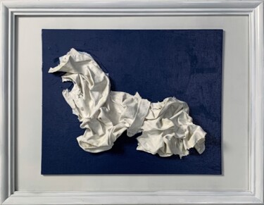 Scultura intitolato "Abstract. Minimalis…" da Vita Schagen, Opera d'arte originale, Acrilico Montato su Cartone