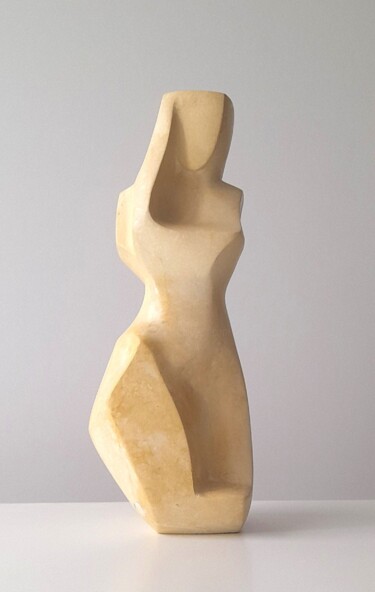 Escultura titulada "Anita" por Clark Camilleri, Obra de arte original, Piedra