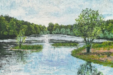 Reflets sur le lac de Montaubry