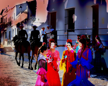 "Guapas en la Romería" başlıklı Fotoğraf Alfonso García tarafından, Orijinal sanat, Dijital Fotoğrafçılık
