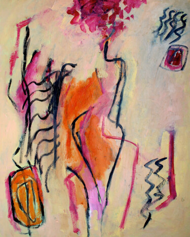 제목이 "Composition 6048"인 미술작품 Engelina Zandstra로, 원작, 아크릴