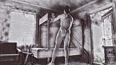 Fotografia intitolato "The Nude Series: Bu…" da Christian Envall, Opera d'arte originale, Fotografia digitale