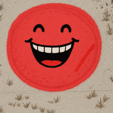 Desert Giggle Digital Arts titled "Desert Giggle" by Himanshi Vinimini, Original Artwork, Digital Painting