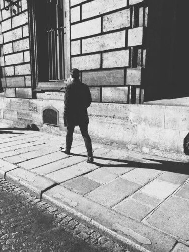 "Paris - L'homme qui…" başlıklı Fotoğraf Loeber-Bottero tarafından, Orijinal sanat, Dijital Fotoğrafçılık