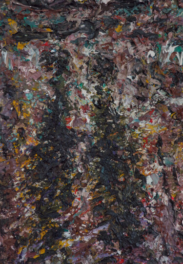 Pintura titulada "strange relationship" por Christophe Dupin, Obra de arte original, Acrílico