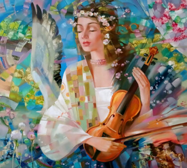 Breath of spring "Breath of spring" başlıklı Tablo Anatoly Tarabanov tarafından, Orijinal sanat, Petrol Ahşap Sedye çerçevesi üzerine monte e…