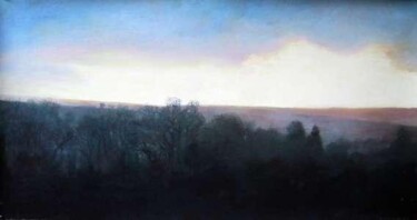 Painting titled "Berry orage" by Mathieu Weemaels, Original Artwork, Pastel