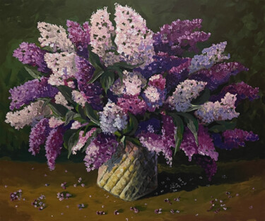 제목이 "Lilac"인 미술작품 Andrii Skoryi (LERAN)로, 원작, 아크릴