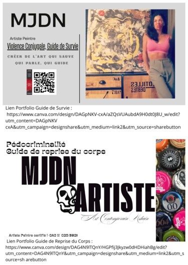 PORTFOLIO (en bas de la page de profil dans l'onglet Vidéo)