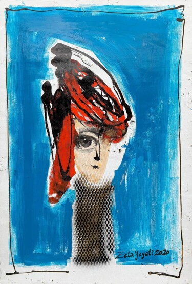 Painting titled "Niño" by Zeta Yeyati, Original Artwork, Acrylic