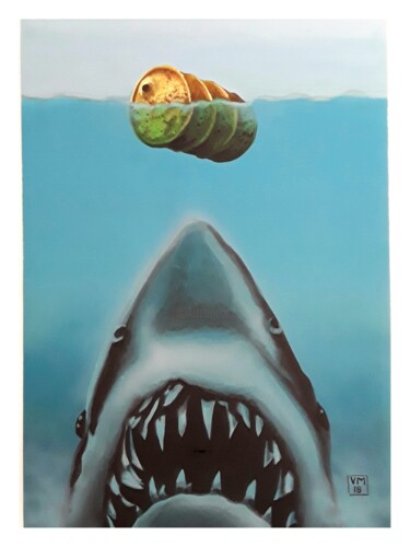 Pintura intitulada "Il Mostro" por Vincenzo Marino, Obras de arte originais, Acrílico