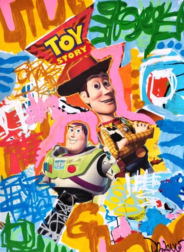 "Toy Story" başlıklı Tablo Dr. Love tarafından, Orijinal sanat, Akrilik