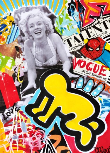 "Pop dream" başlıklı Tablo Dr. Love tarafından, Orijinal sanat, Akrilik