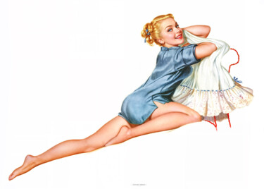 数字艺术 标题为“Pin-up girls come t…” 由Pop Art World, 原创艺术品, AI生成的图像