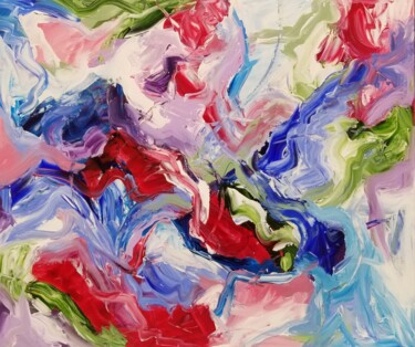 Force Field - 2025 Painting titled "Force Field - 2025" by Johanne Monique Dufour (Monique J Dufour), Original Artwork, Acrylic Mounted on Wood…