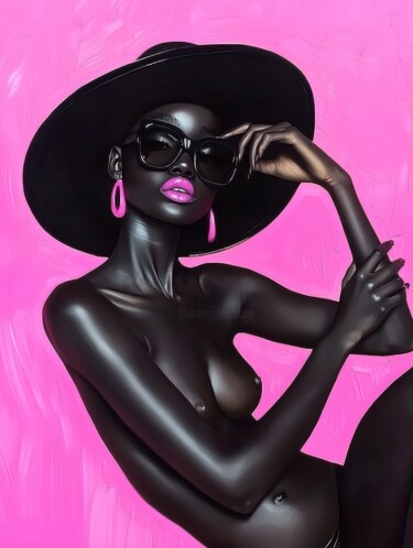 数字艺术 标题为“Pink whisper” 由Alexandr Gherascenco, 原创艺术品, 2D数字工作