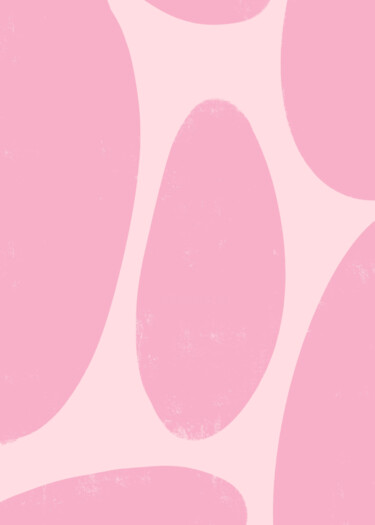 数字艺术 标题为“Elegant Pink Abstra…” 由春宇 关, 原创艺术品, AI生成的图像 安装在纸板上