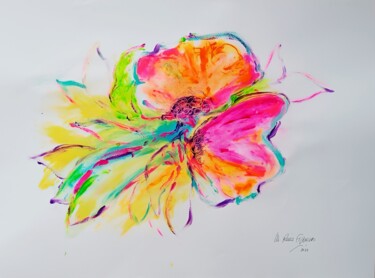 Painting titled "VAYA  SORPRESA" by M. Ruiz Figueras, Original Artwork, Acrylic