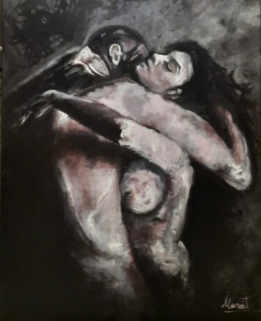 Pintura intitulada "Il rifugio" por Antonia Calianno (Muscèt), Obras de arte originais, Óleo Montado em Armação em madeira