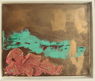 "Kupfer.2" başlıklı Tablo Barbara Schwehn tarafından, Orijinal sanat, Akrilik Ahşap Sedye çerçevesi üzerine monte edilmiş