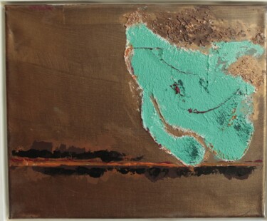 "Kupfer.3" başlıklı Tablo Barbara Schwehn tarafından, Orijinal sanat, Akrilik Ahşap panel üzerine monte edilmiş