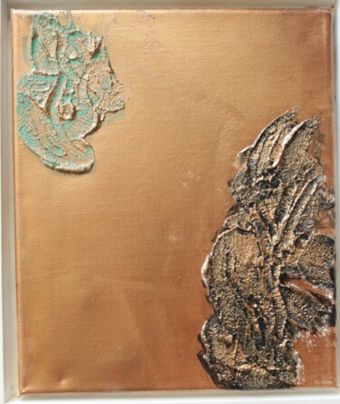 "Kupfer.4" başlıklı Tablo Barbara Schwehn tarafından, Orijinal sanat, Akrilik Ahşap panel üzerine monte edilmiş