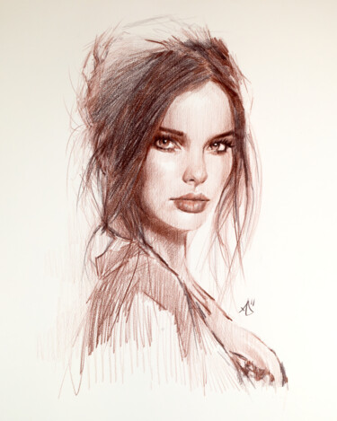 Vista Del Mar's Quiet Obsession Tekening getiteld "Vista Del Mar's Qui…" door Andros K., Origineel Kunstwerk, Potlood