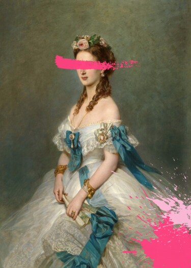 数字艺术 标题为“Elegant Victorian P…” 由春宇 关, 原创艺术品, AI生成的图像 安装在纸板上