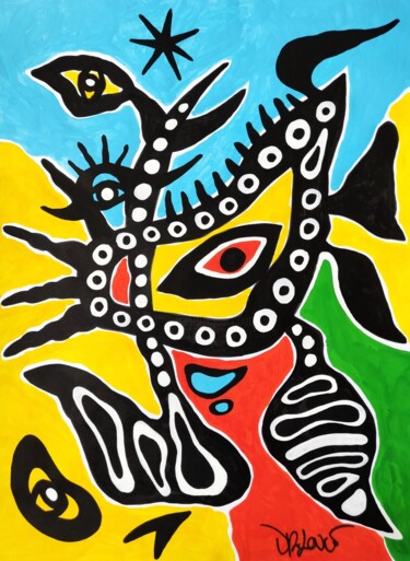 Pintura intitulada "Dream (Tribute to M…" por Dr. Love, Obras de arte originais, Acrílico