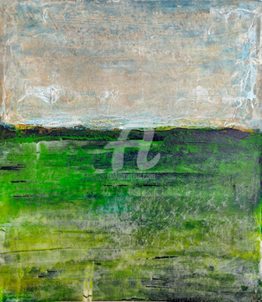 Pittura intitolato "Landscape nº6035" da Marcela Jardón, Opera d'arte originale, Acrilico