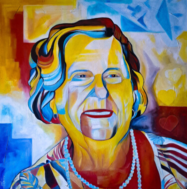 "Ela Sempre Sorrindo" başlıklı Tablo Ks Green tarafından, Orijinal sanat, Petrol