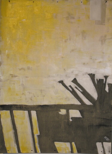 Schilderij getiteld "Atmosphere" door Henri-Marc Benoit, Origineel Kunstwerk, Acryl
