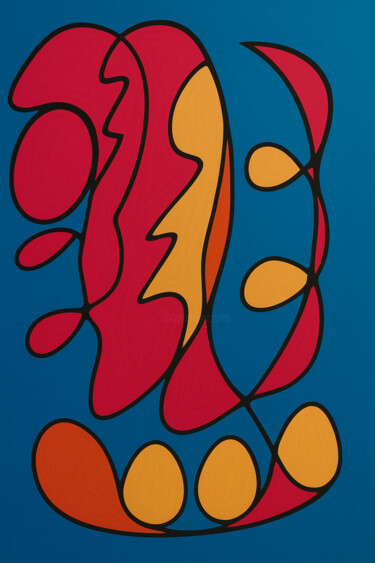 Digital Arts titled "Éveil en Douceur" by Yahya Ahssaini, Original Artwork, Digital Painting