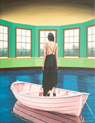 Boat Couture: Home Edition Painting titled "Boat Couture: Home…" by Nataliya Bagatskaya, Original Artwork, Acrylic