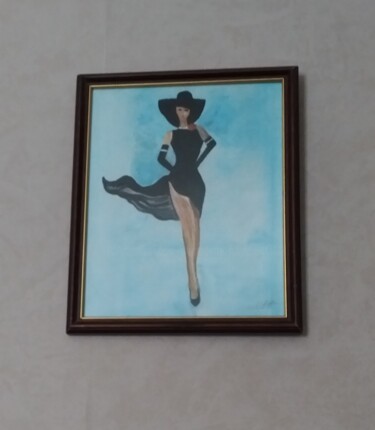 Schilderij getiteld "Être femme" door Ninoufloral, Origineel Kunstwerk, Acryl