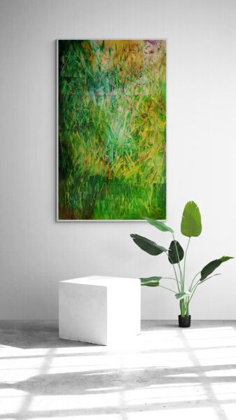 "DWARF NARCISOS" - Spring 2025 collection Painting titled ""DWARF NARCISOS" -…" by Sonia Jeronimo (Sónia J. Modern Art), Original Artwork, Acrylic