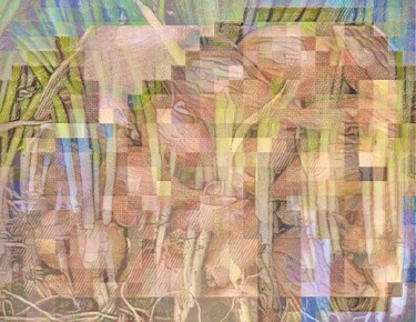 Shallot Race Digital Arts με τίτλο "Shallot Race" από Marcelle Delacité, Αυθεντικά έργα τέχνης, Ψηφιακή ζωγραφική