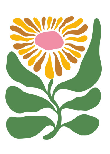 Arts numériques intitulée "Radiant Bloom - Nat…" par Chun Yu Guan, Œuvre d'art originale, Image générée par l'IA Monté sur C…