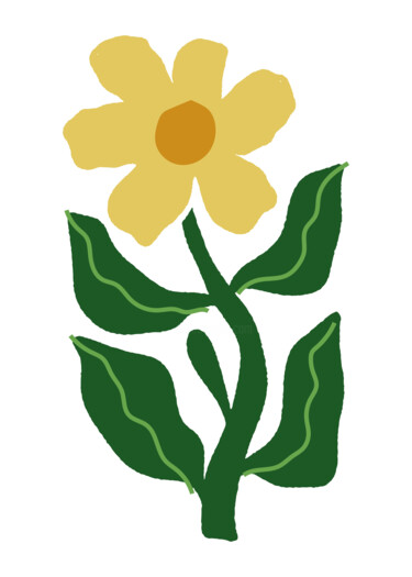 Digitale Kunst getiteld "Sunflower Bloom - N…" door Chun Yu Guan, Origineel Kunstwerk, AI gegenereerde afbeelding Gemonteerd…